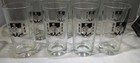 8 Bar Ware Drinking Glass 6"High 3" across Great Shape  VINTAGE — photo 4