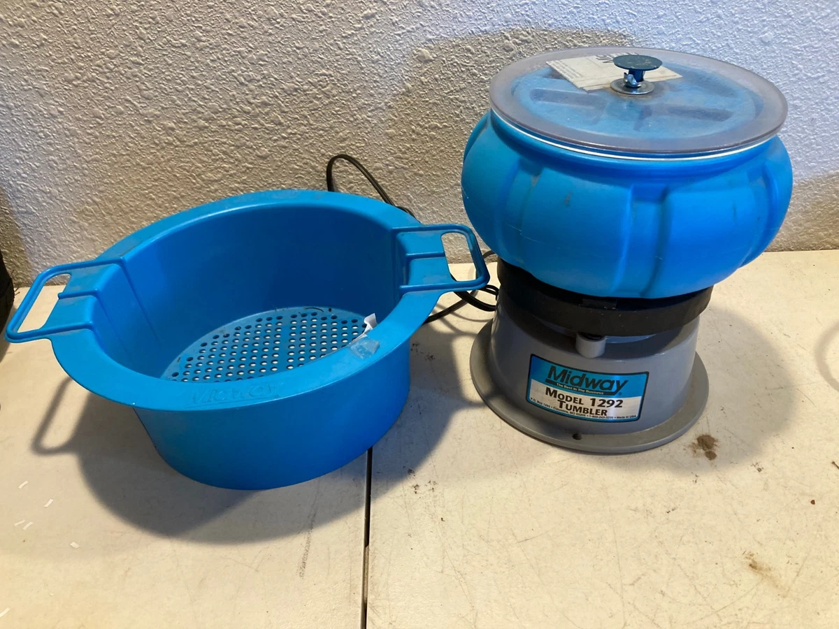 Midway Model 1292 Vibratory Reloading Tumbler Blue Gray | eBay