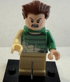 2015 Lego Marvel Sandman Minifig 76037 Rhino Team Up Spiderman Spider-Man Hero