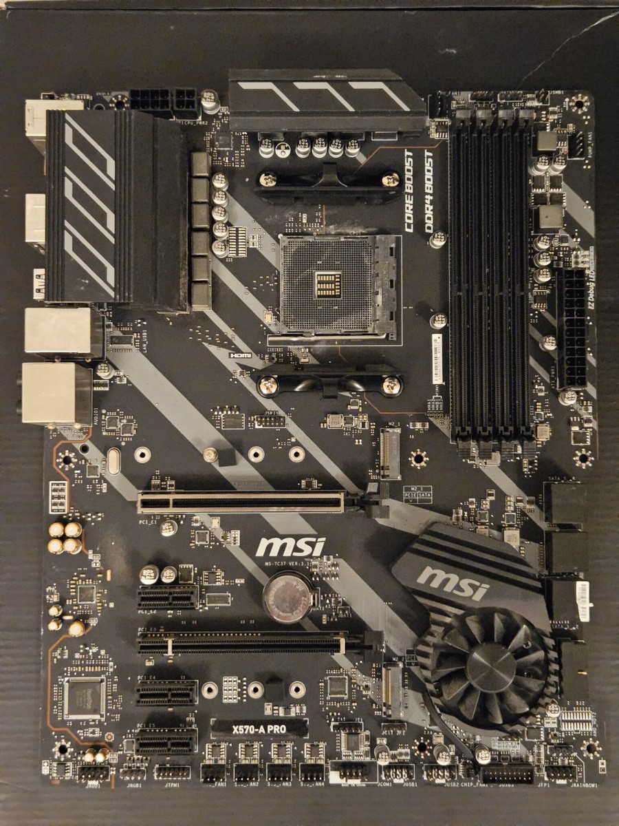 MSI X570-A PRO Socket AM4, AMD Motherboard for sale online UK