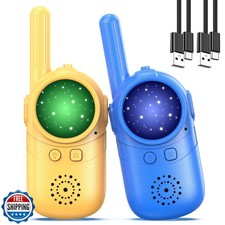 Inspireyes Walkie Talkies for Kids Rechargeable, 3 4 5 Year Old Boy Girl Gift