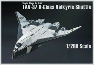 GE3D 1/200 Scale TAV-37 Valkyrie Shuttle (From “Avatar”) Kit