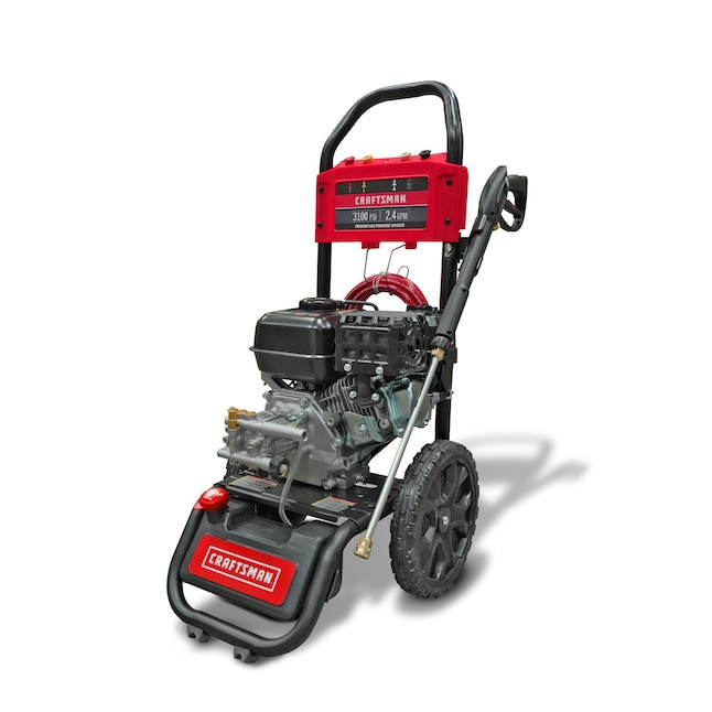 CRAFTSMAN 3100-PSI 2.4-GPM Gas Pressure Washer: 50-State Compliant & 4 Tips