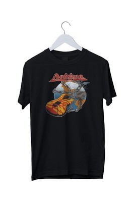 Dokken Band Chained Earth Gitarre Grafikdruck T-Shirt Herren S M L XL 2 3 4 XL  