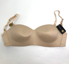 Wacoal Staying Power Wire Free Strapless Bra Sand Beige 32DDD NEW