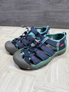 Keen Newport H2 Water Shoes Navy Blue Pink  Women 6M Washable