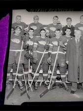 1939 NHL HOCKEY NEGATIVES DETROIT RED WINGS JACK ADAMS SYD HOWE JACK STEWART AHL