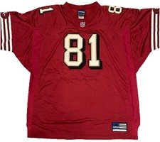 Vintage Adidas Terrell Owens San Francisco 49ers Sewn Authentic Jersey Men Sz 58