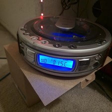 Memorex MX4107 CD AM/FM Clock Radio Micro Stereo/CD/Radio Tested