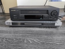 Sharp VC-M302 VHS Video Cassette Recorder Player Working Dvd Player included