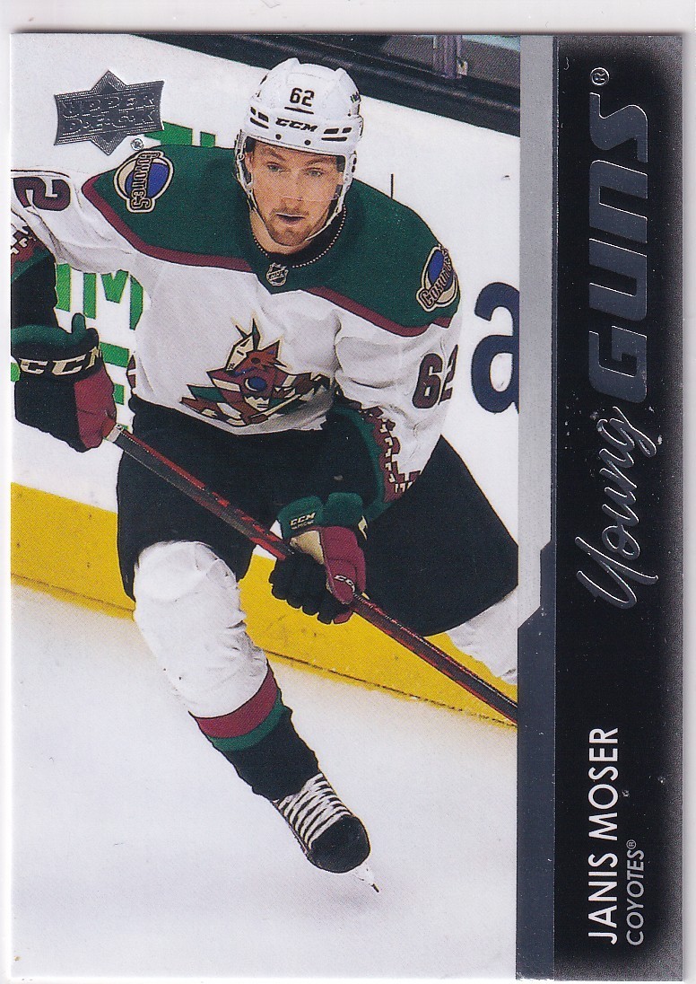 21/22 UD EXTENDED JANIS MOSER YOUNG GUNS RC SP ROOKIE #712