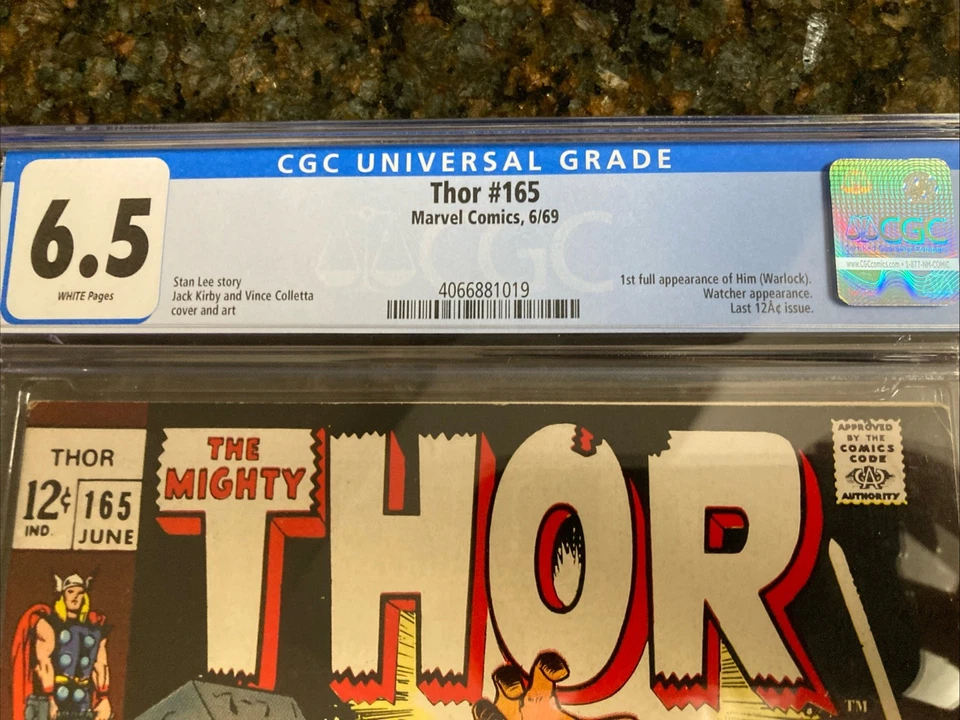 Thor 165 CGC 6.5  White Pages 1st Full Appearance Him Stan Lee & Jack Kirby - Image 2 of 3