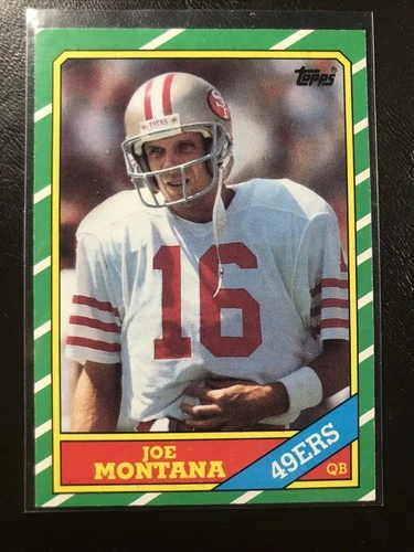 Joe Montana 1986 Topps Football Card #156 NICE CLEAN 49ers HOF