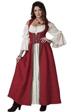 Women'S Medieval Overdress 5020 036 Renaissance Costume Lace-Up Bodice