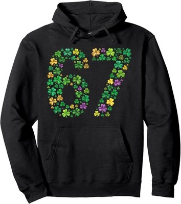 Lucky Six Seven Gen Meme Irish Vibes Tee Unisex Hooded Sweatshirt