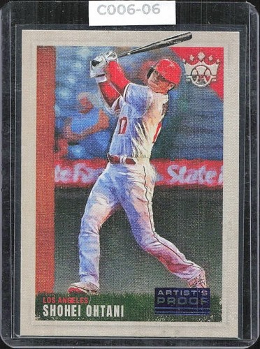 2022 Panini Diamond Kings Shohei Ohtani Artist Proof Blue #126 Angels