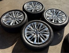 22 Cadillac Escalade Oem Factory Polished Silver Wheels Bridgestone Tires 22 Cadillac Escalade Oem Factory Polished Silver Wheels Bridgestone Tires