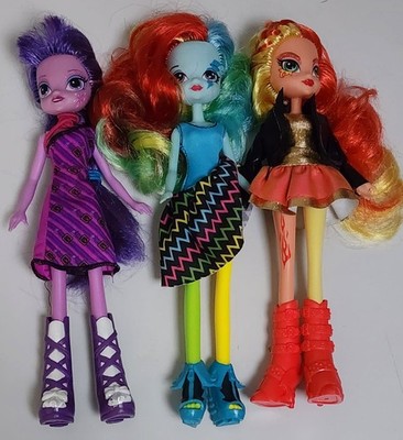 My Little Pony Equestria Girls Rainbow Rocks Set of 3 Dolls 