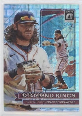 2022 Donruss Optic Diamond Kings Pandora Prizm 29/99 Brandon Crawford #26 0r2f