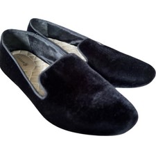 Birdies The Starling Black Velvet Loafers Flats Smoking Slippers Women  s 8.5