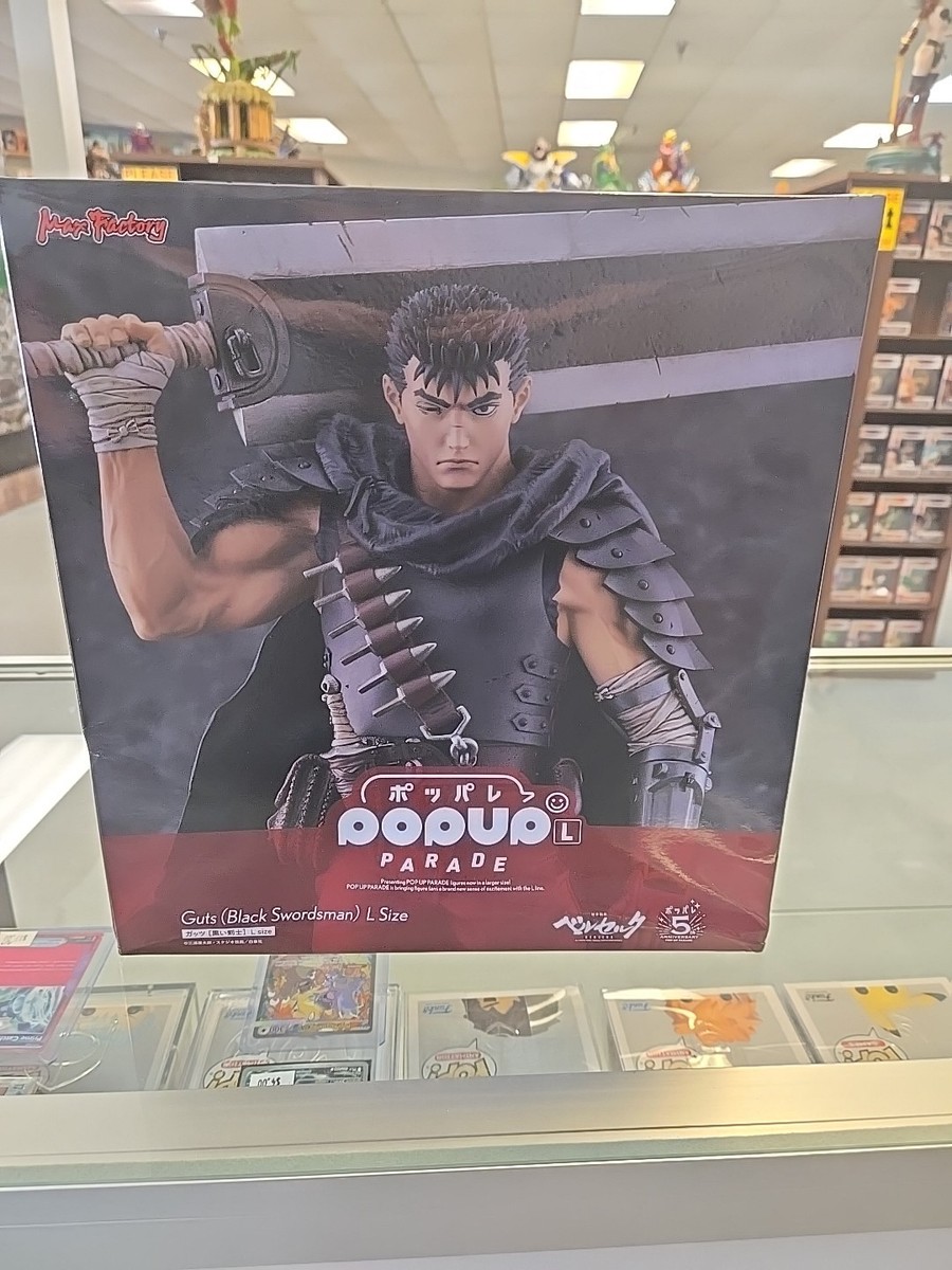 BERSERK Guts Black Swordsman Pop Up Parade L Statue Max Factory