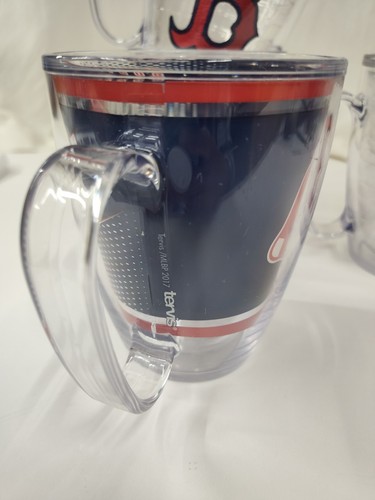 4 bicchieri da viaggio Boston Red Sox MLB 16 oz Tervis tazze/tazze da caffè con manico - Foto 5 di 10