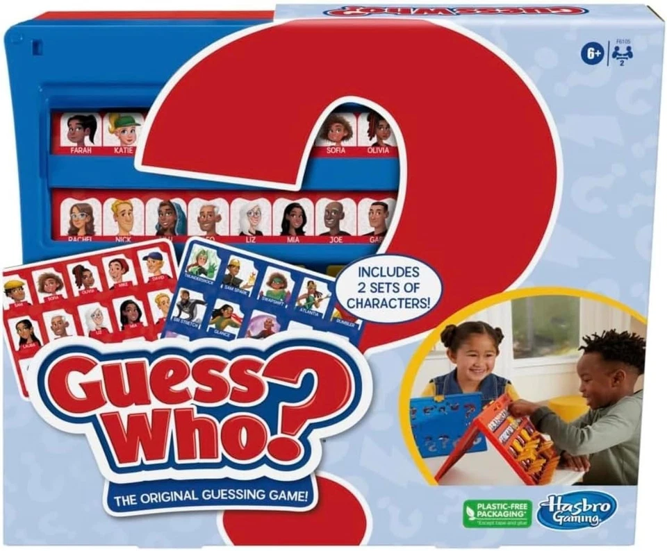 Guess Who? Original Guessing Board Game for Kids, Family Time Games for 2 Player - Image 2 of 4