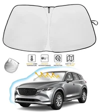 For 2017-2024 Mazda CX-5 Car Front Windshield Sun Shade UV Block Shield Cover
