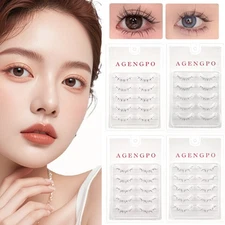 Under Eyelash Lash Extension Manga Natural Daily Makeup Lower Eyelashes 5Pairs ☾