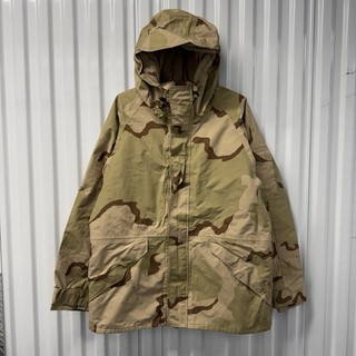 Vintage US MILITARY ECWCS GORE TEX COLD WEATHER DESERT CAMO PARKA Large Long