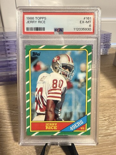 Jerry Rice All Pro Rookie Jerry Rice 1986 Topps Rookie Card #161 PSA 6 | eBay