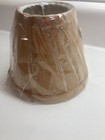 Small Clip on Burlap Shade 5 x 6 inch NOS — photo 5