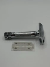 Merkur Solingen DE # 37  Slant Heavy Duty Safety Razor In Box