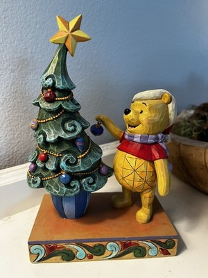 Disney Jim Shore Winnie The Pooh Trim The Tree With Me Christmas 4039045 No Box