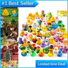 Rubber Ducks Random Assortment Mini Duckie Toys for Kids Bath Shower Gifts Pool