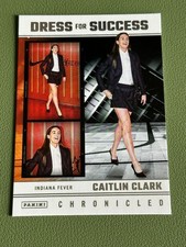 2025 Panini WNBA Caitlin Clark Chronicled FEVER Base #64 Dress for Success