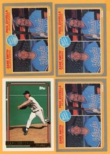 ZANE SMITH Lot of (4) 1985 Fleer Rookie & 1992 Topps Gold Cards