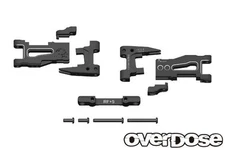 OVERDOSE OD1939 Adjustable Aluminium Rear Suspension Arm Black 