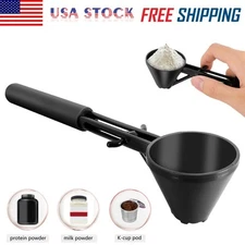 Plastic Measuring Scoop Funnel Multi Use Kitchen Spoon for Protein Powder Drinks