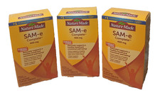  Lot Of 3 Nature Made Sam-e Complete 400 mg 3  36 Tablets Each Expire 08/2027 