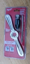 NEW! Milwaukee 49-57-5003 Hex-LOK 2-in-1 Tap and Die Threading Handle​ & Collet