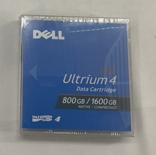 Dell LTO Ultrium 4 Data Cartridges Box of 5 800GB/1600GB - BRAND NEW SEALED