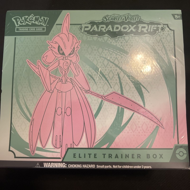 Pokémon TCG Paradox Rift Elite Trainer Box ETB New Sealed Iron Valiant