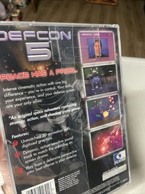 Sega Saturn Defcon 5 Video Game - 1995 Sealed New With Tears On The Wrapping