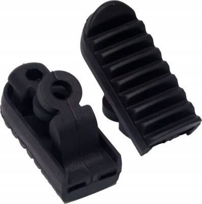 Fussrastengummis Vorne paar für HONDA NX 650 Dominator Bj. 88-89 STR-M03