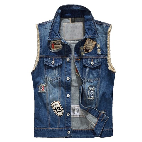 Milwaukee Performance Denim Vest Mens 2XL Snap Concealed Carry Gun