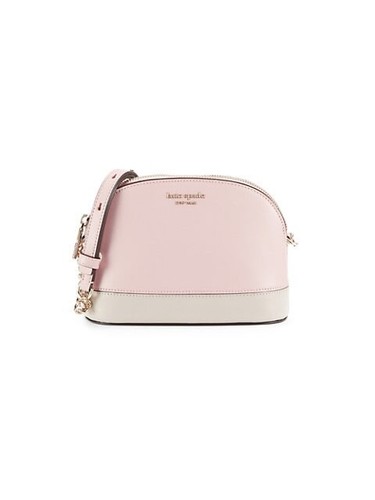 kate spade Spencer Small Dome Leather Chained Strap Crossbody - Tutu Pink - Picture 6 of 10