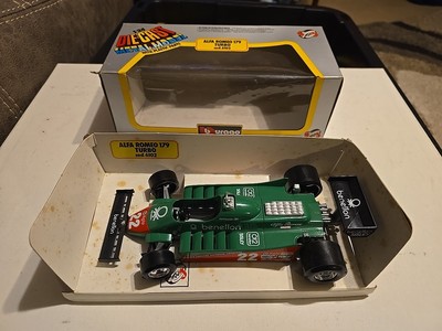 Burago 1/24 COD.6102 - Alfa Romeo 179 Turbo #22 BENETTON PATRESE RARE 