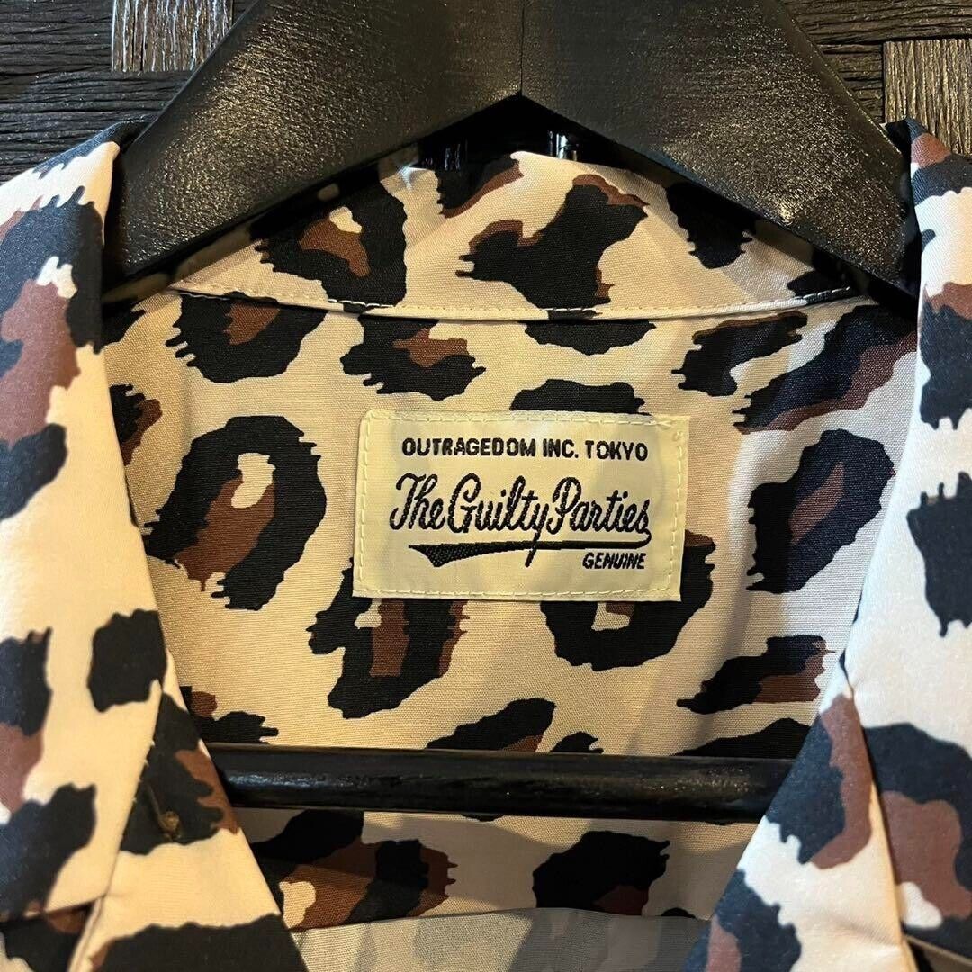 Wacko Maria Hawaiian Shirt Size XL Leopard print GUILTY Wacko Maria Hawaiian Shirt Size XL Leopard print GUILTY