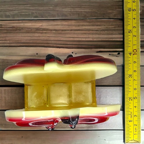 Vintage Acrylic Red Apple Napkin Holder Resin Retro - Picture 15 of 15